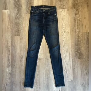 Citizens of Humanity Dark Wash ‘Rocket’ High-Rise Skinny Jean Size: 26